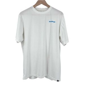 Birddogs White Graphic Tee XL Mens Short Sleeve Back Logo Casual Shirt